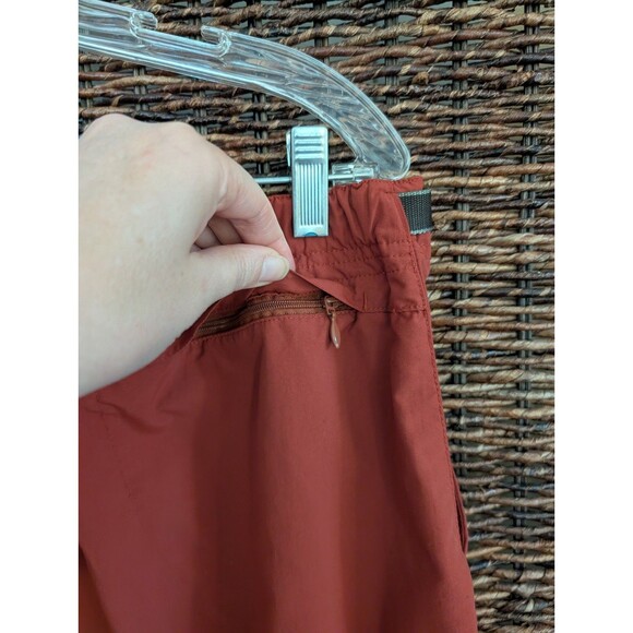 REI UPF 30+ Cargo Knee Length Skirt Women's 16 Orange Gorpcore Hiking Camping - Picture 9 of 12